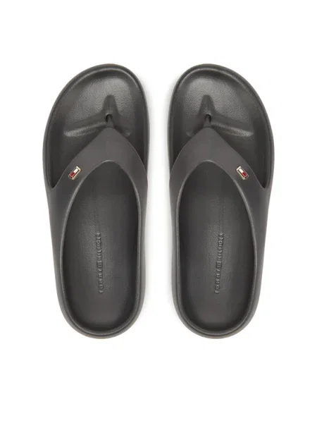 Dámske žabky Tommy Hilfiger Comfort Beach Sandal meringue sivá
