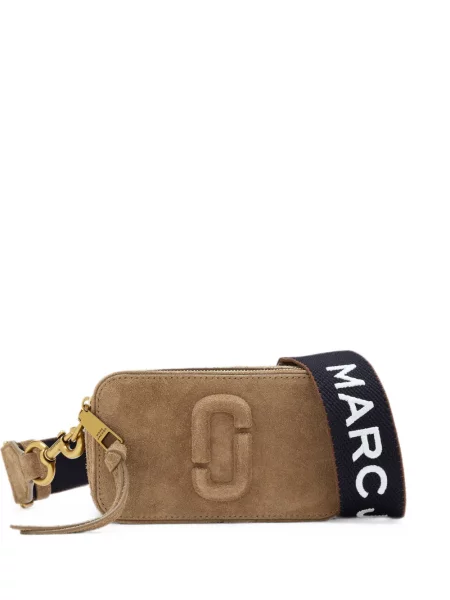 Geantă Marc Jacobs din piele de căprioară