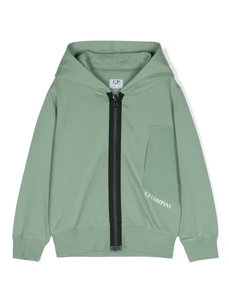 Bluza z kapturem dziecięca C.p. Company zielona