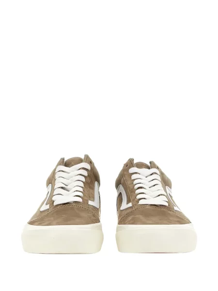 Sneakerși Vans Old Skool din piele de căprioară maro