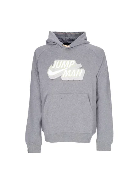 Bluza z kapturem Jordan polarowa z kapturem szara