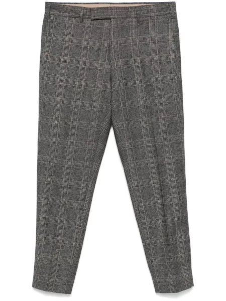 Pantaloni Pt Torino în carouri gri