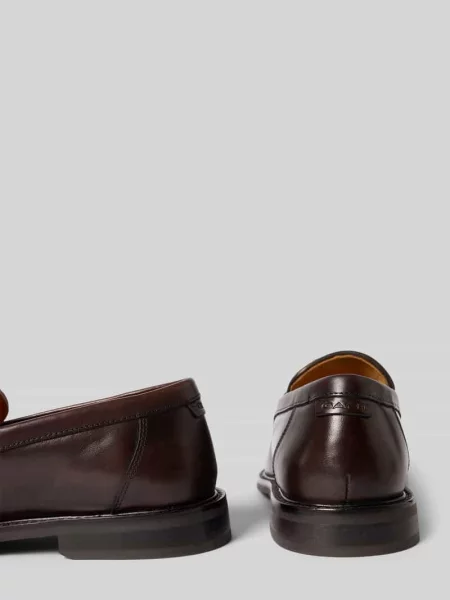 Loafers ze skóry z wytłaczanym logo model Lozham' Gant