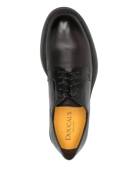 Pantofi derby Doucal's din piele maro