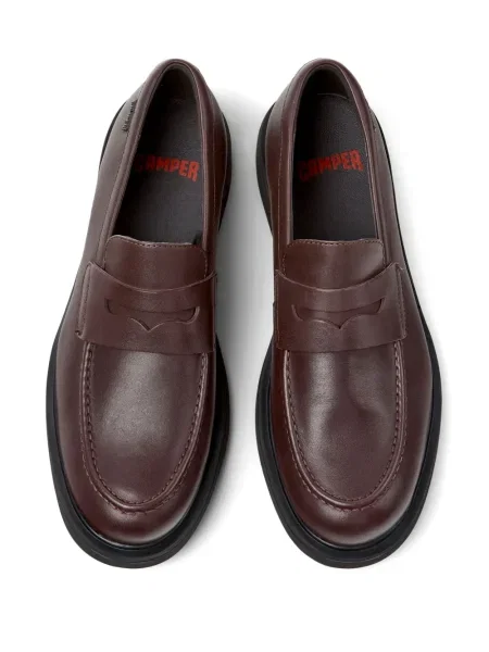 Pantofi loafer Camper din piele maro