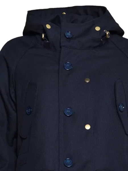 Geacă parka Equipe '70 cu glugă albastru