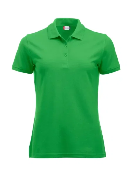 Clique Polo Manhattan z mieszanki bawełny – apple green zielona