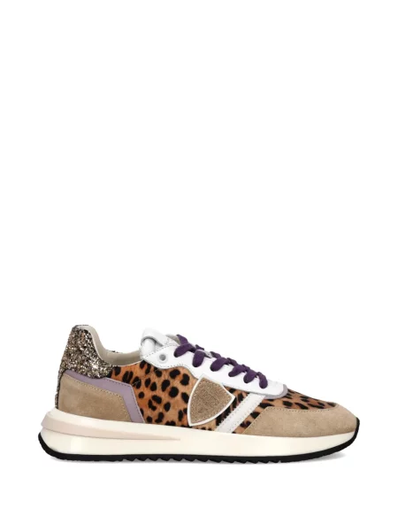 Sneakerși Philippe Model Paris cu imagine cu model leopard