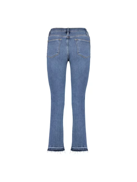 Jeansy straight leg Frame niebieskie