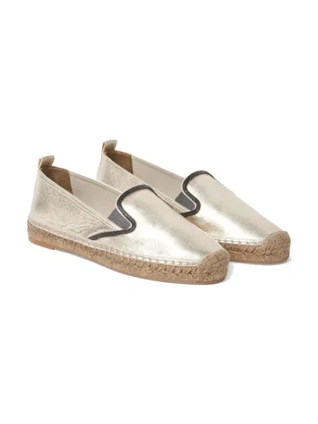 Espadryle Brunello Cucinelli żółte