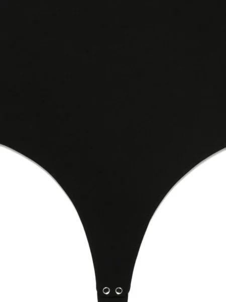 Body Agolde bez rękawów czarny