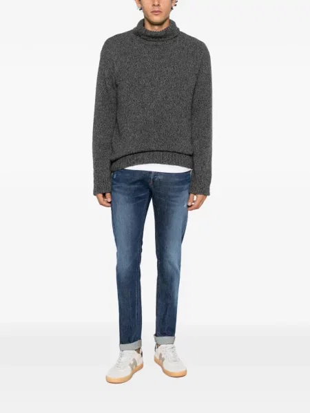 Skinny jeansy skinny Dondup niebieskie
