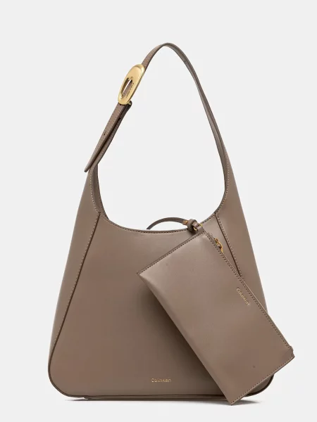 Calvin Klein Geantă de umăr brocart bej