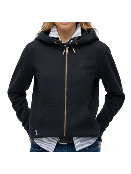 Bluza Superdry Essential Logo Ziphood Marine niebieska