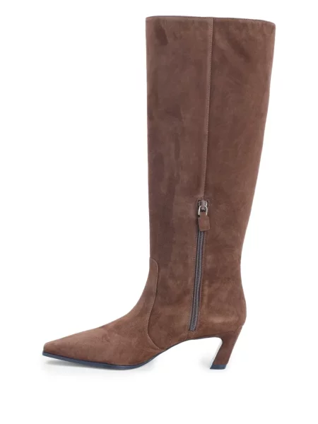 Szarvasbőr csizma Stuart Weitzman barna
