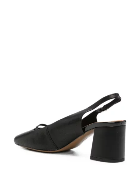 Pantofi cu toc Sergio Moretti Firenze cu cataramă slingback negru