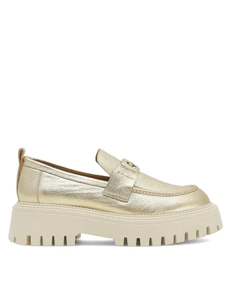 Лоферы Eva Minge золотые