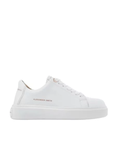 Sneakersy Alexander Smith białe