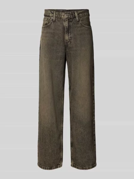 Jeansy o kroju baggy z czystej bawełny model BAGGY BAHAMAS TINT' Levi's czarne