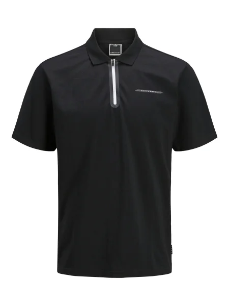Jack&Jones Tricou polo Fusion negru