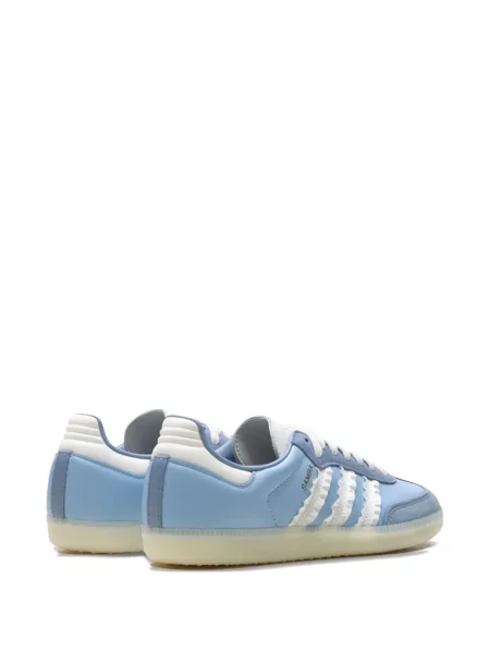 Chiloți Adidas cu dungi de lac alb