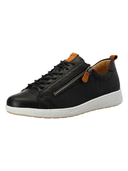 Sneakersy Ganter skórzane czarne