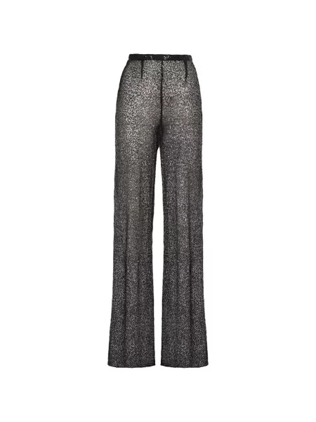 Pantaloni Taller Marmo cu paiete negru