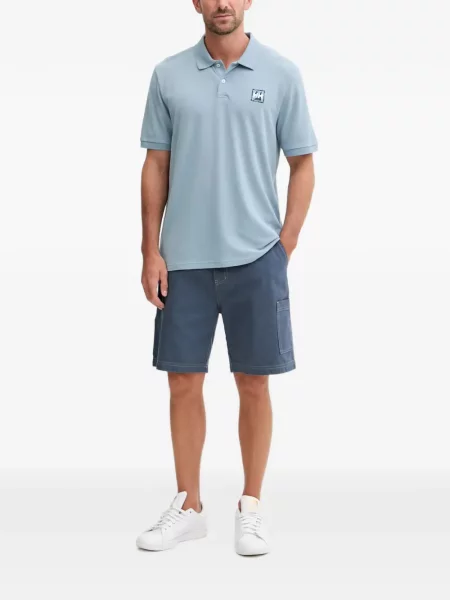 Tricou polo Helly Hansen cu autograf albastru