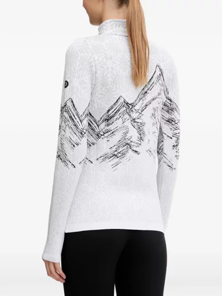 Sweter Newland z nadrukiem szary