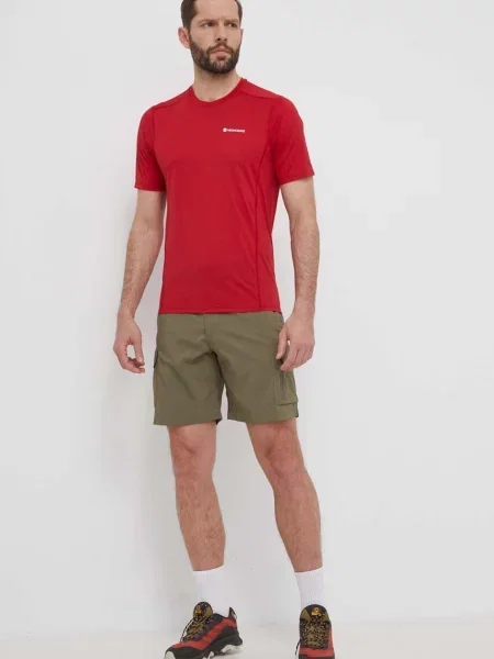 Спортна тениска Montane Dart Lite с изчистен дизайн червено