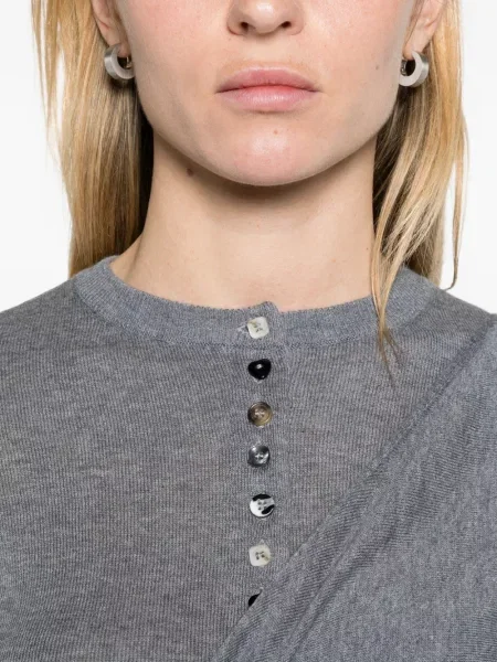 Cardigan Damson Madder plic gri