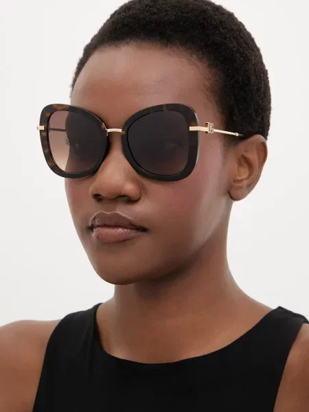 Dolce & Gabbana okulary przeciwsłoneczne brązowe