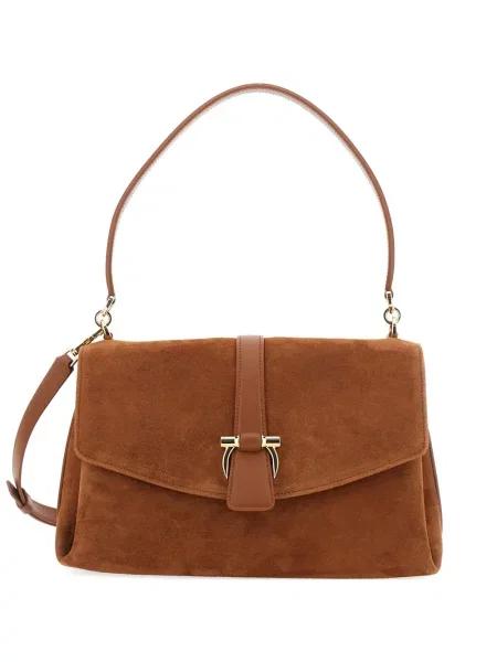 Geantă Ferragamo maro