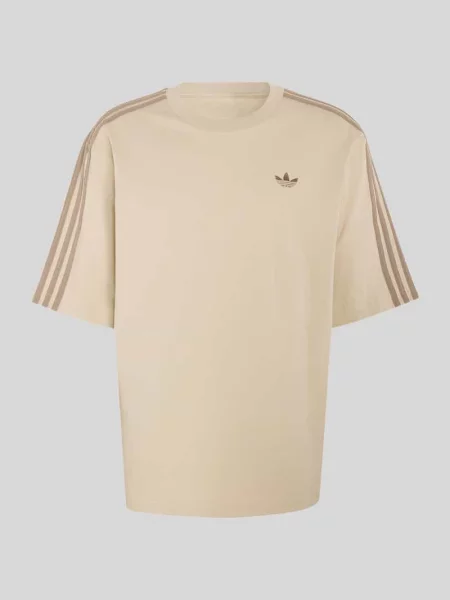 T-shirt o luźnym kroju z czystej bawełny z wyhaftowanym logo Adidas Originals