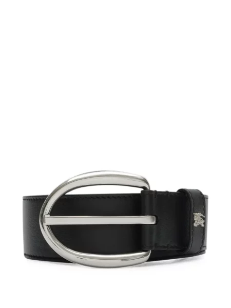 Cu centură curea Burberry cu cataramă negru