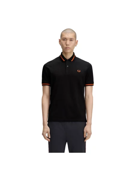 Koszulka polo Fred Perry czarna