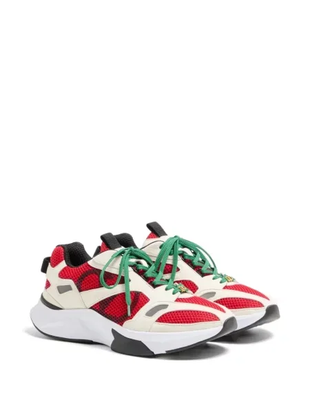 Szarvasbőr sneaker Valentino Garavani piros