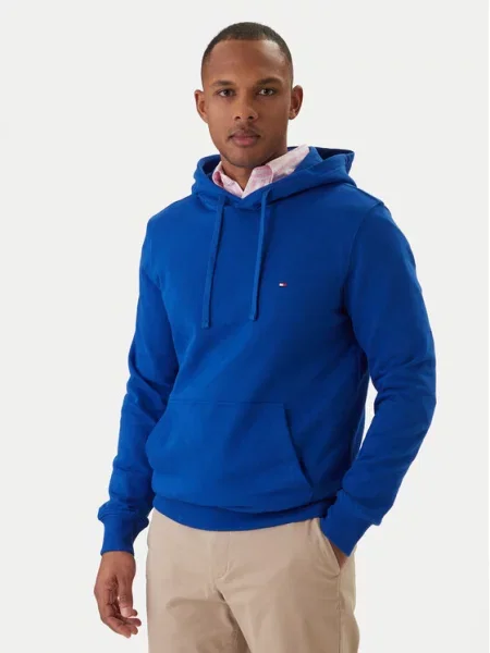 Tommy Hilfiger Hanorac ESSENTIAL TERRY albastru