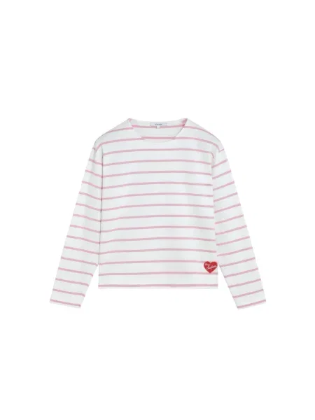 Scalpers Tricou roz / roșu alb