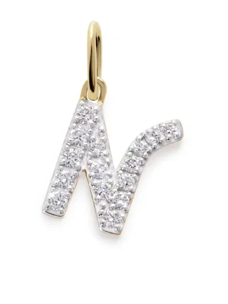 Diamant pandantiv Monica Vinader galben