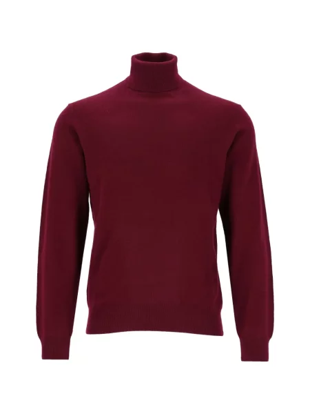 Sweter Al Duca D’aosta 1902 z kaszmiru czerwony