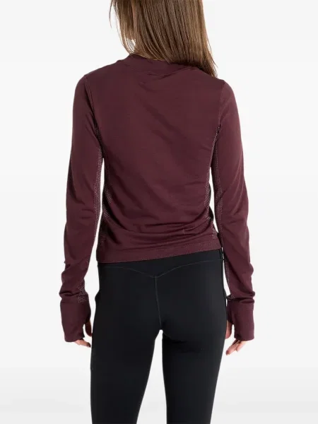 Top sport Nike din fleece plisat fără mâneci alb