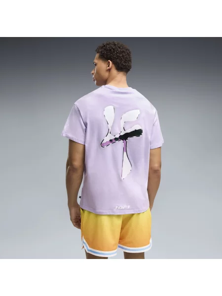 PUMA MÄ™ska koszulka oversize LaFrancÃ© Heem Aerospace Akcesoria S fioletowy