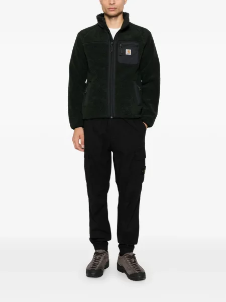 Fleecový svetr Carhartt Wip zelený
