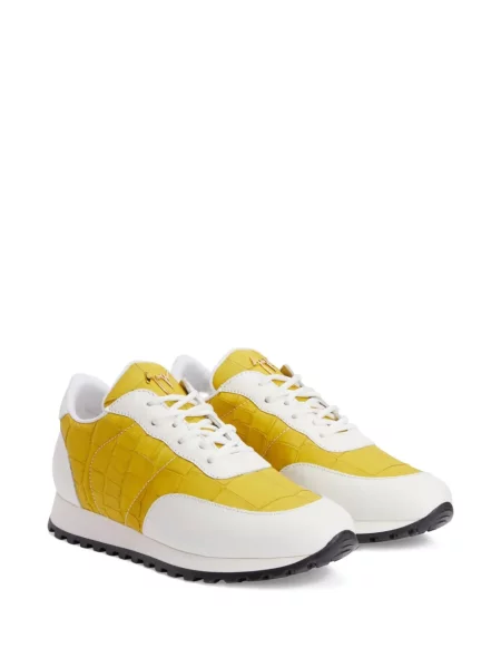 Sneakerși Giuseppe Zanotti din piele galben