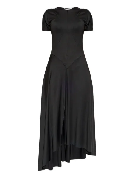 Rochie midi Victoria Beckham până la genunchi de costum negru
