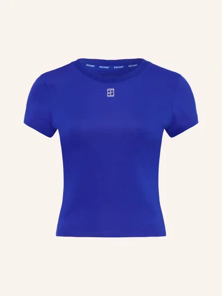 Nike Funkční Tričko Court Advantage tmavě modrá bílá