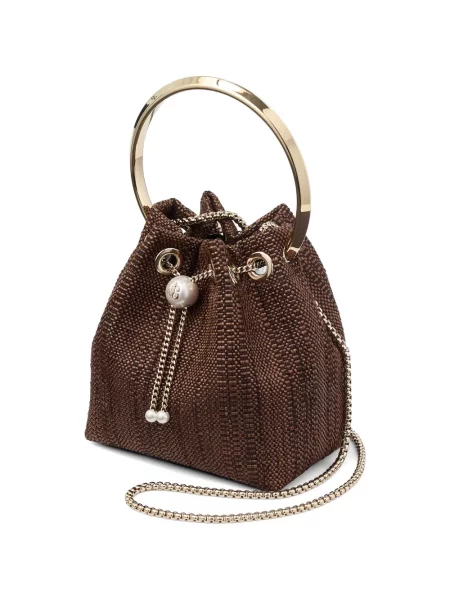 Geantă Jimmy Choo maro