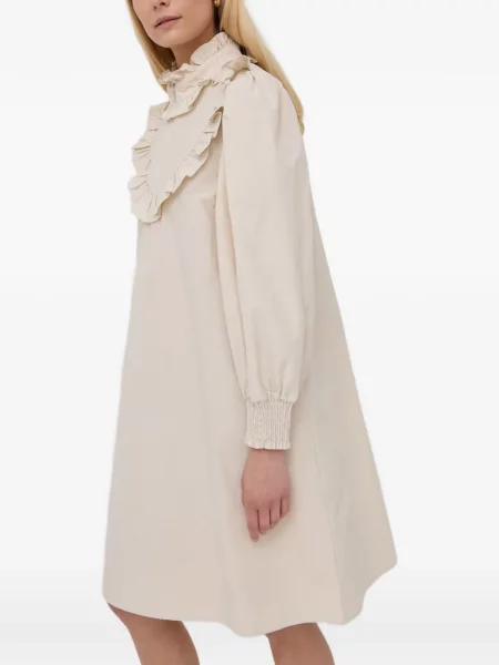 Rochie midi Gestuz cu volane până la genunchi de costum