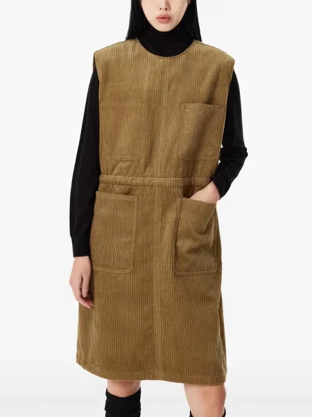 Rochie Studio Tomboy de catifea cord maro
